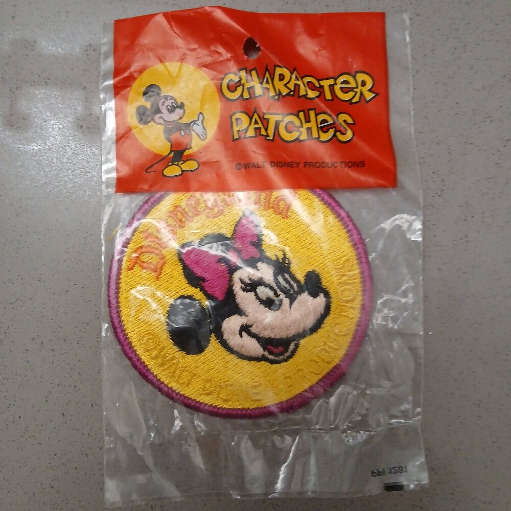 Vintage 1980,s Minnie Mouse Sew On Patch NIB